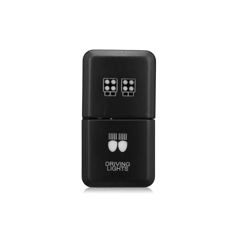 Dual Driving Lights Push Switch (Big 40x20mm)