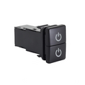 Dual Driving Lights Push Switch (Small 32x20mm)
