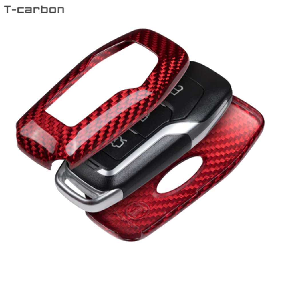 T-Carbon Ford Mustang (2015-2020) Key Cover (Real Carbon Fiber)