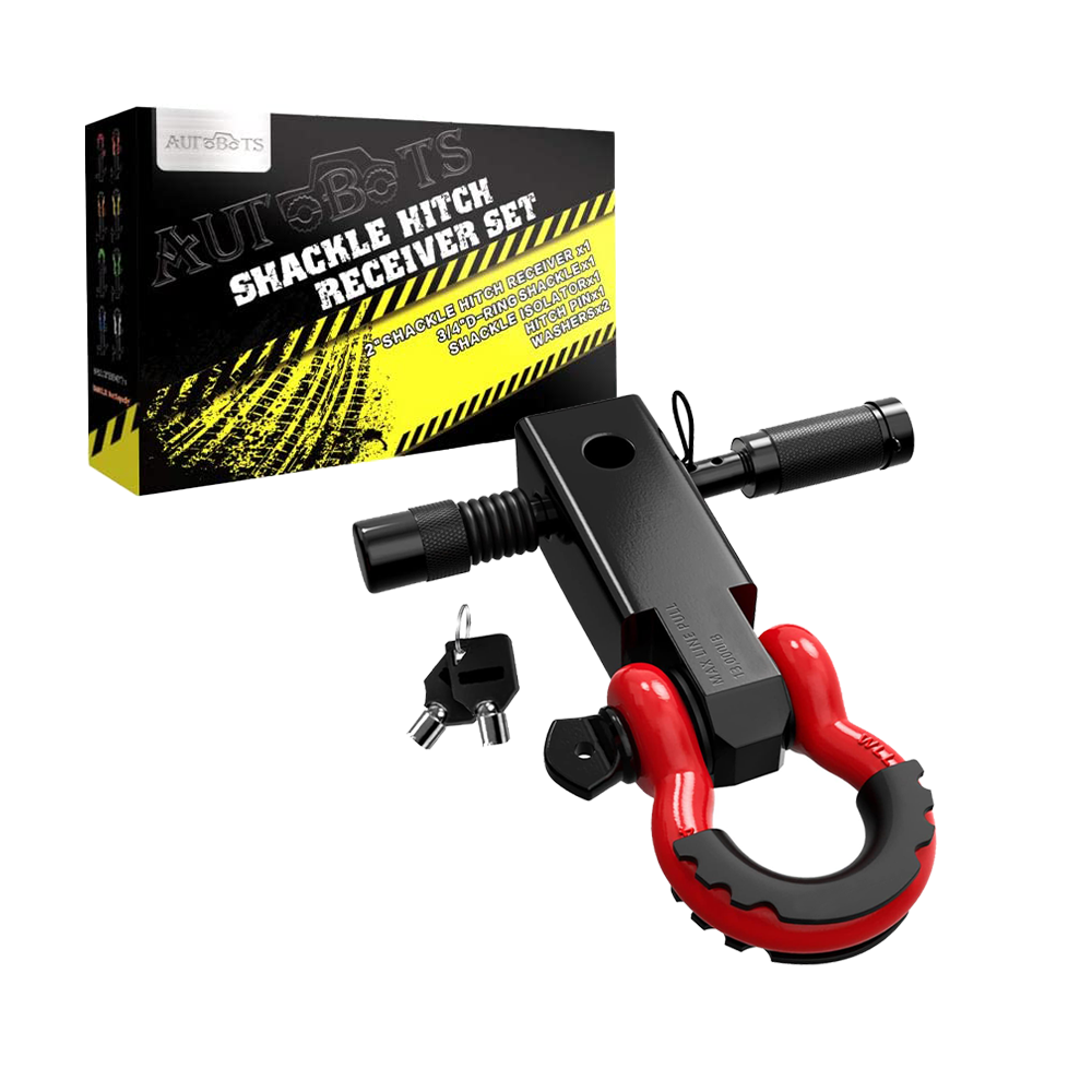 4.75T Shackle Hitch Receiver w/ Lock Pin