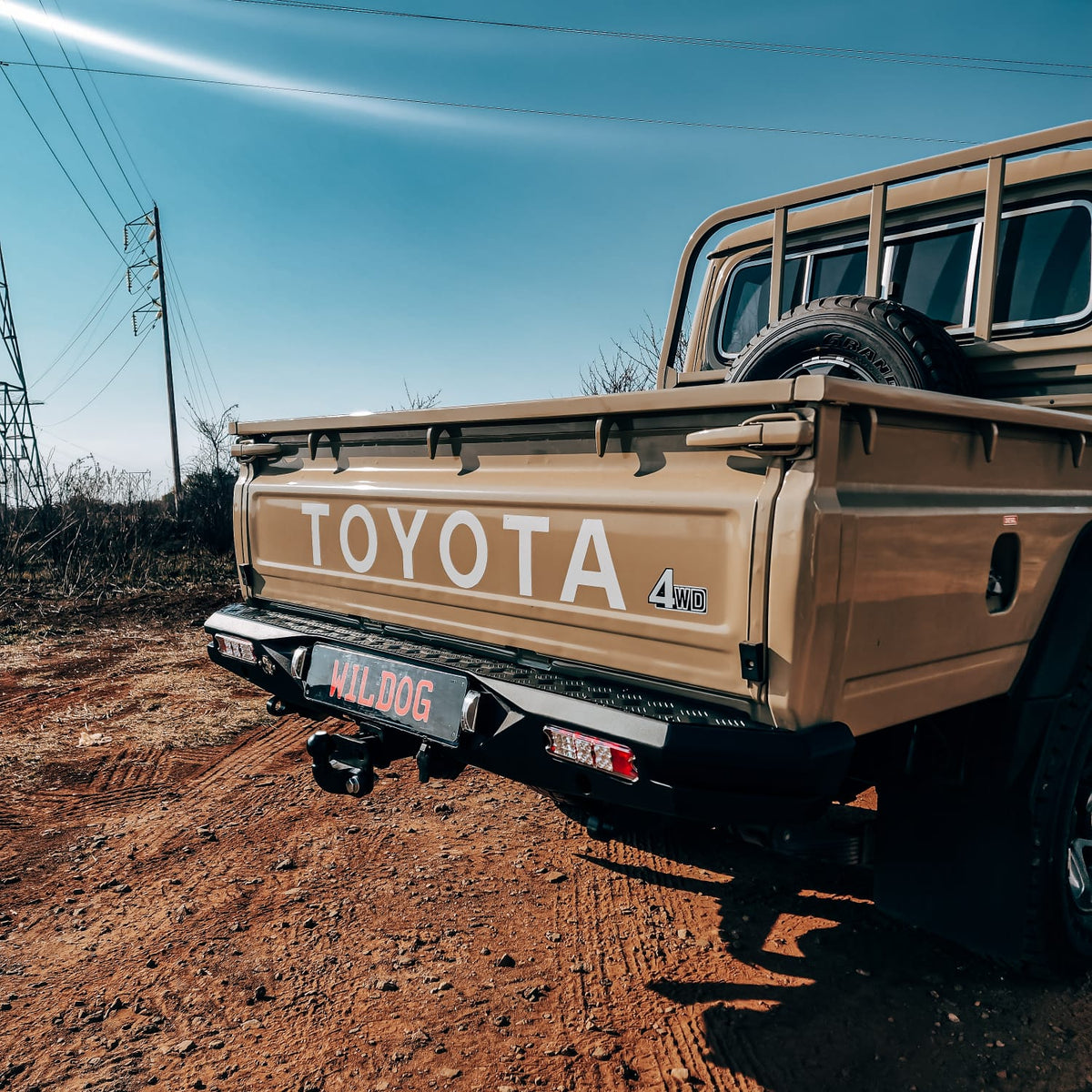 WILDOG Toyota LC 76-79 Series Pickup (2007-2023) Alpha Rear Replacement Bumper