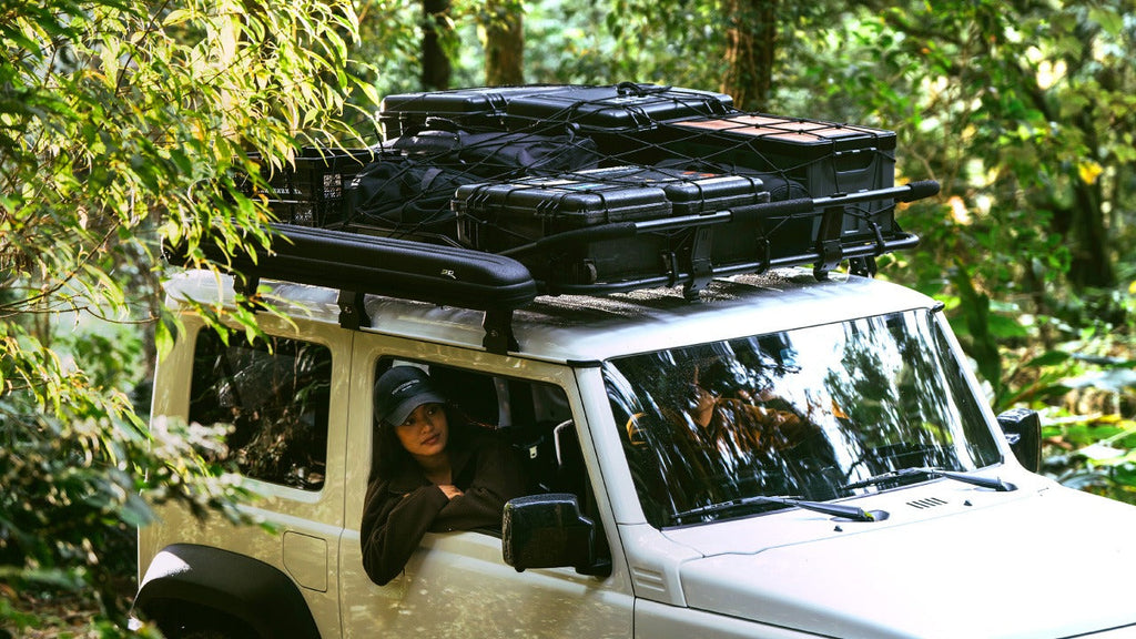 Transforming Car Roof Basket Roof Clamp Style
