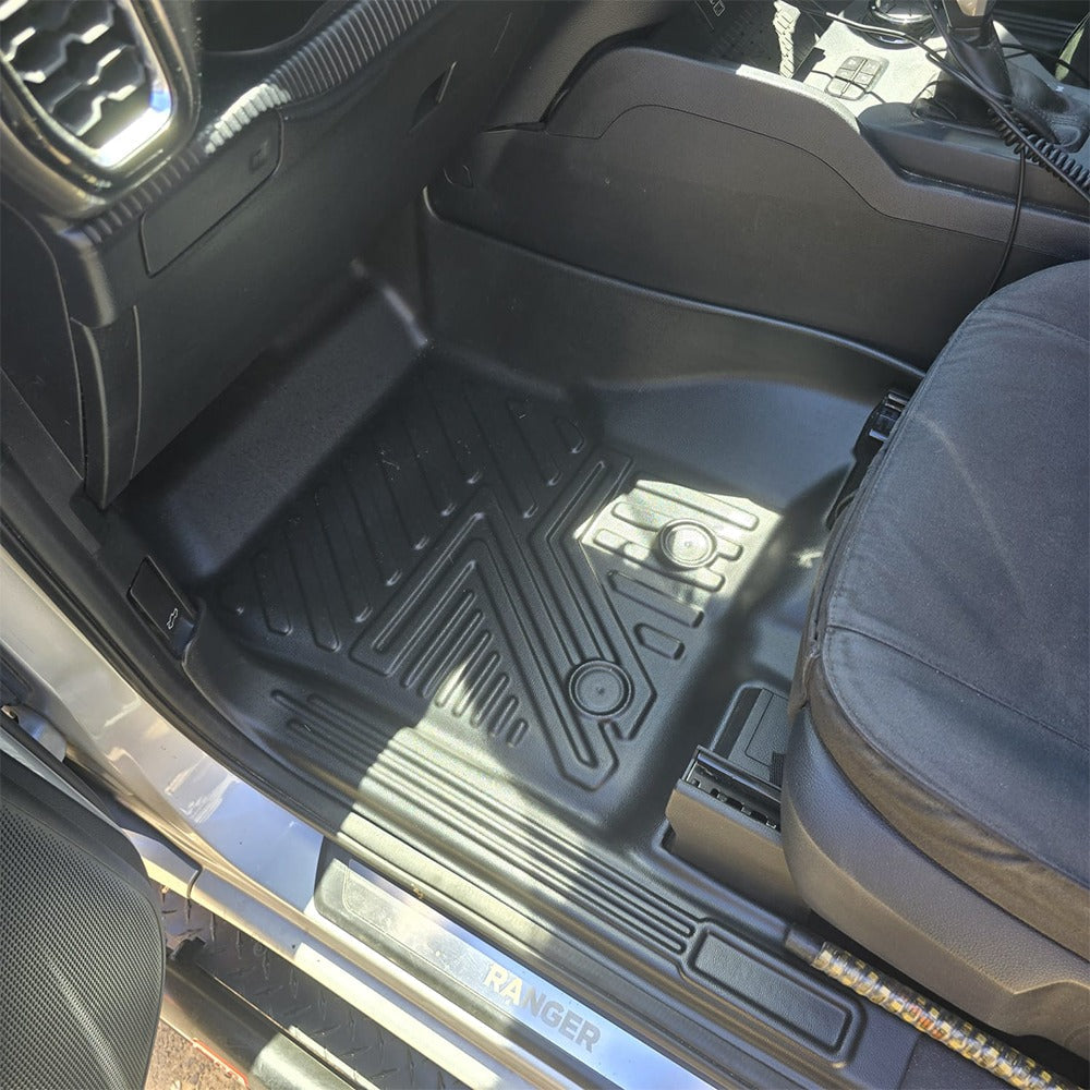 Ford Ranger 22+ Foot Mats 4Door 3pcs 5D
