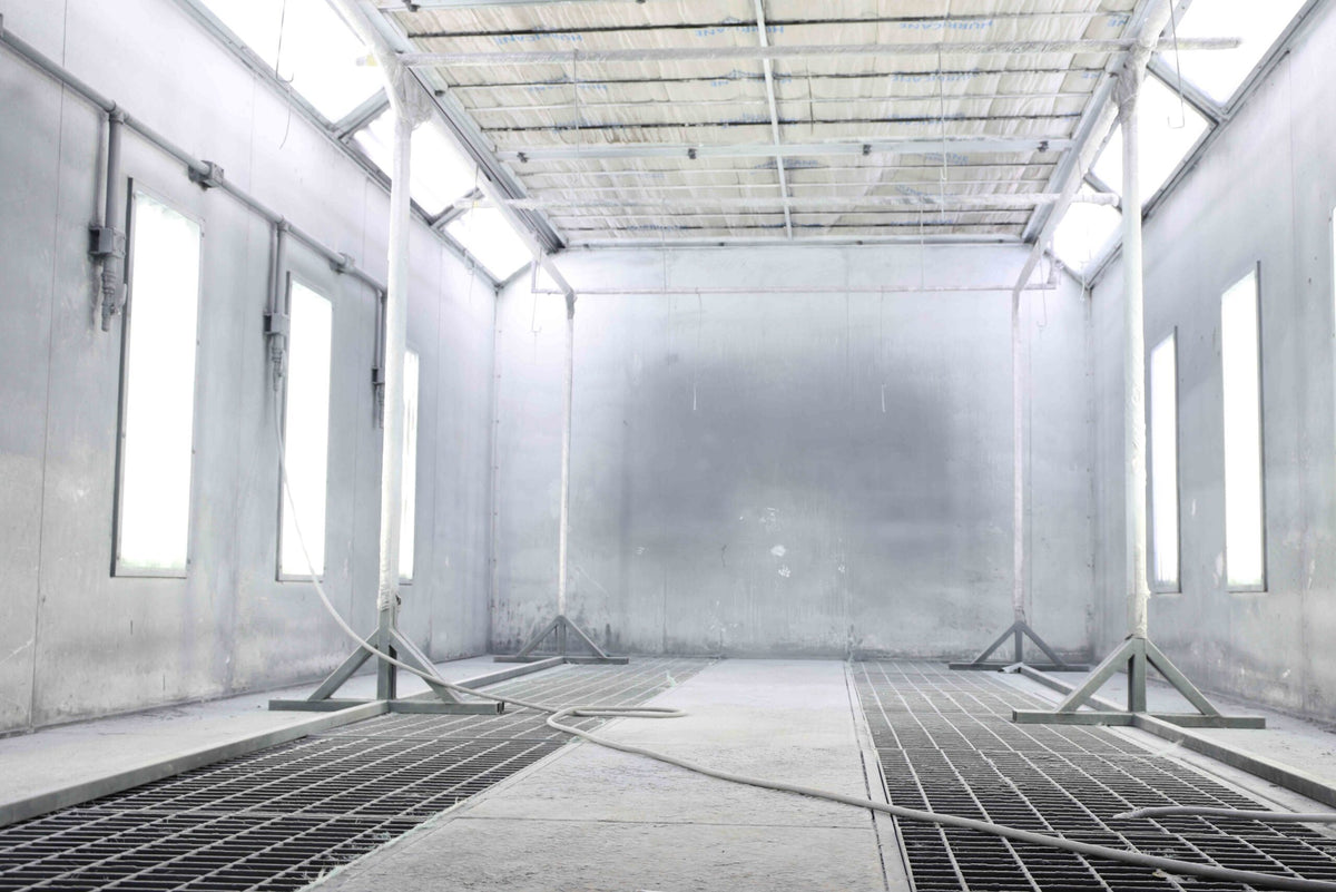 CanoPeak automotive spray booth used for canopy colour matching