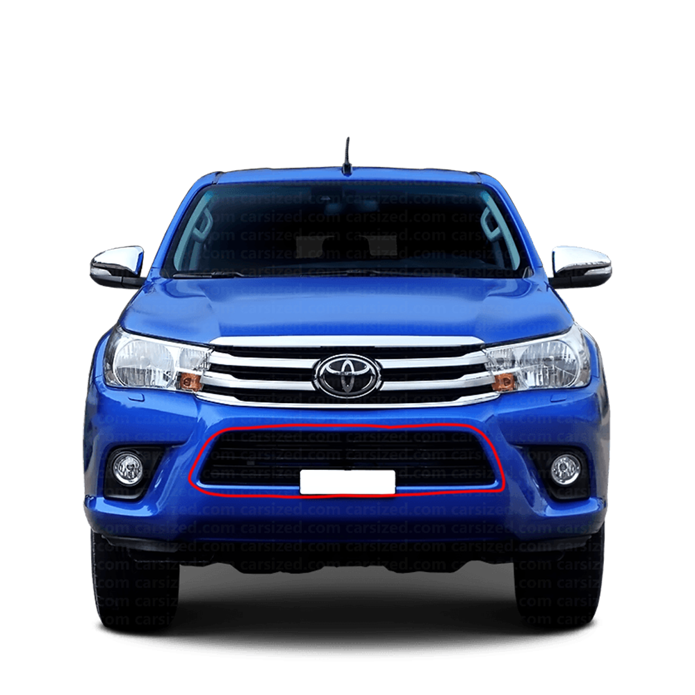 Toyota Hilux Revo 16-18 Modified BottomGrill Black
