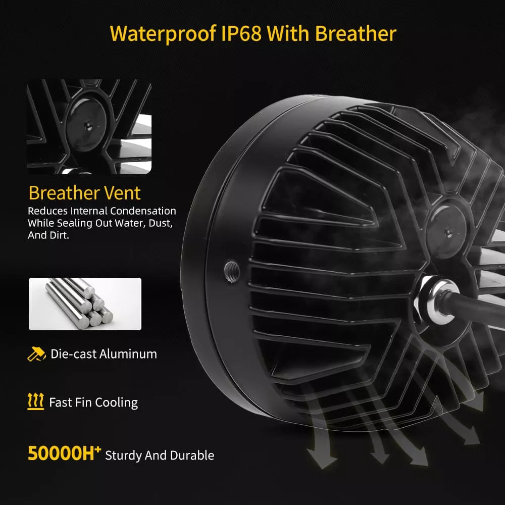 Sprite LED Spotlights with Amber DRL