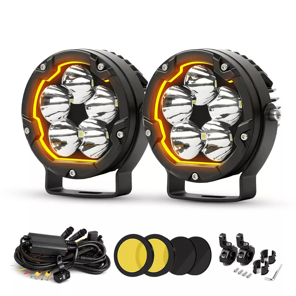 Sprite LED Spotlights with Amber DRL