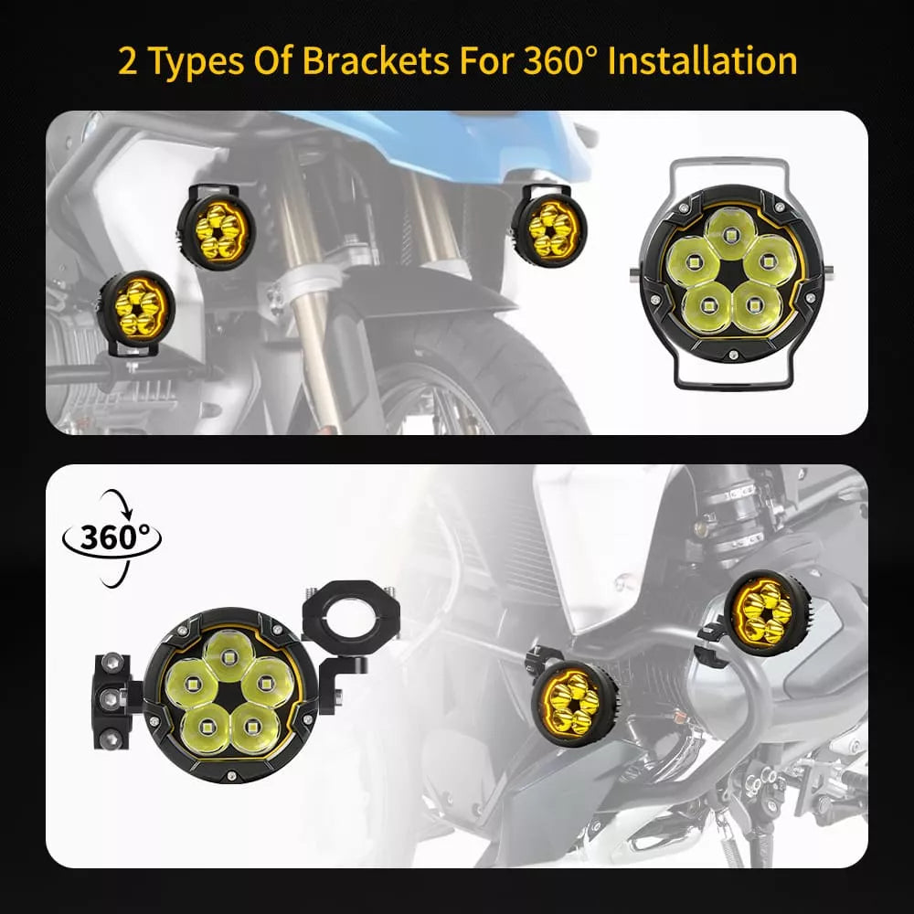 Sprite LED Spotlights with Amber DRL